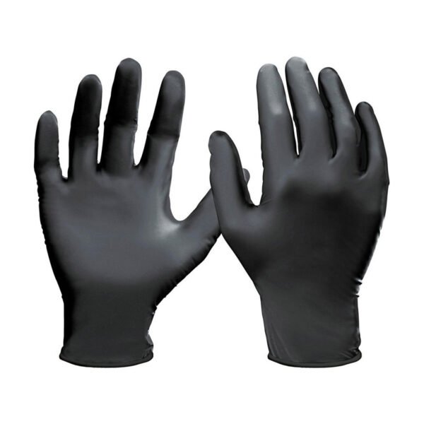 black nitrile gloves xl
