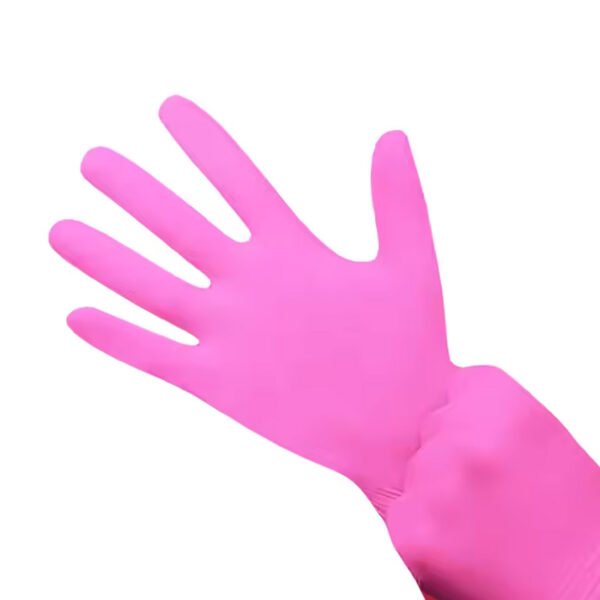 pink gloves disposable