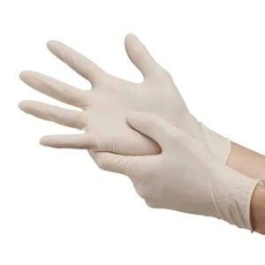 latex powder free gloves medium