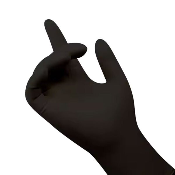 black nitrile gloves medium