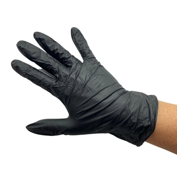 black nitrile gloves bulk