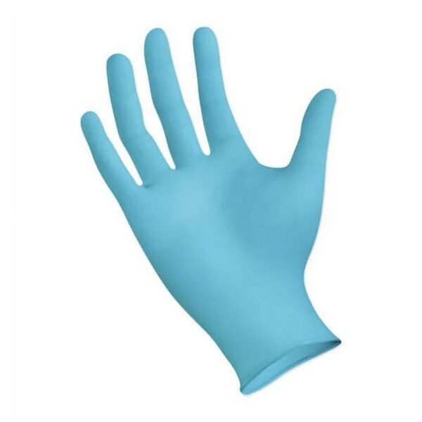 blue nitrile disposable gloves