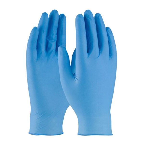 blue medical gloves